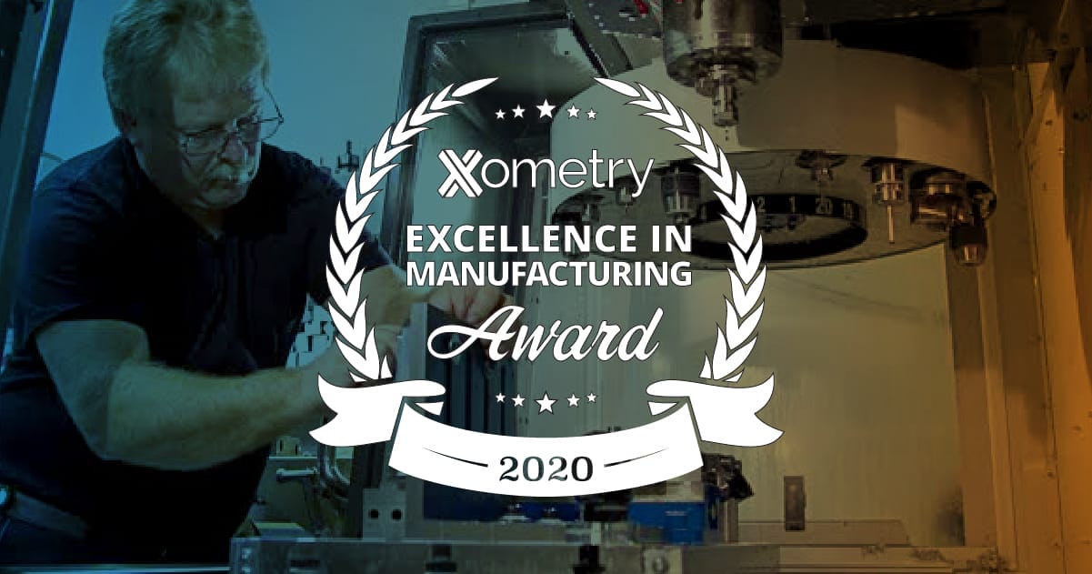 JW Machine Wins Xometry Excellence In Manufacturing Award 2020 JW Machine Wins Xometry Excellence In Manufacturing Award